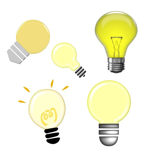 Illustration of bulbs — Stock Photo, Image
