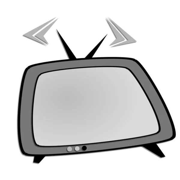 Пристрій Oldfashioned телевізор — стокове фото
