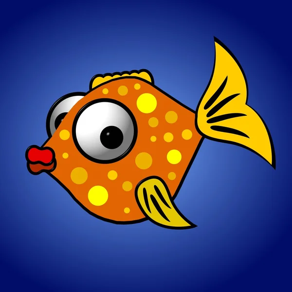 Colorful fish illustration — Stock Photo, Image