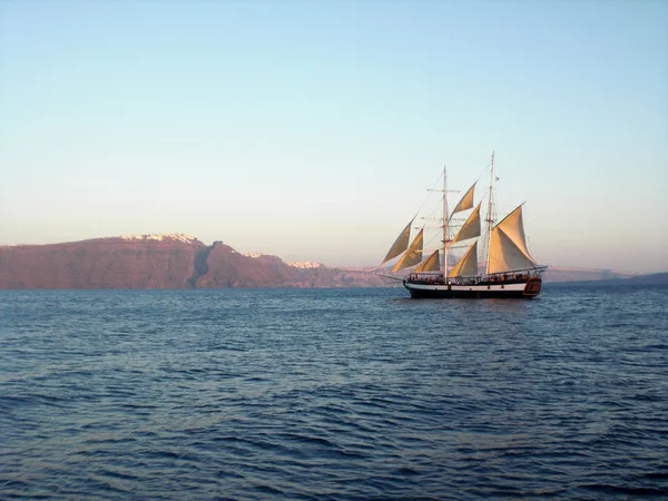 stock image Sailboat in the sea