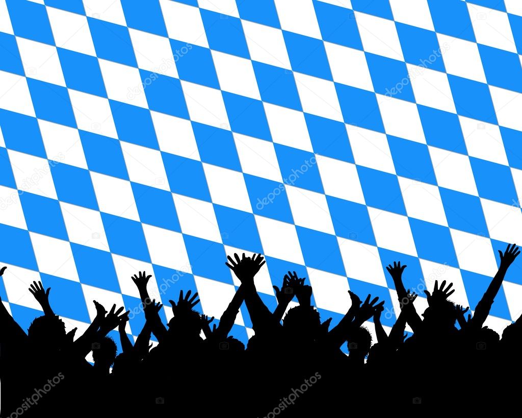 Bavarian style party background