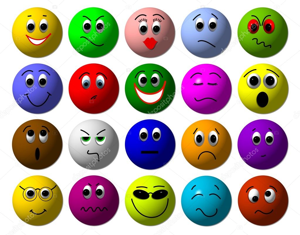 Set of Web smileys Stock Photo by ©pdesign 1765431