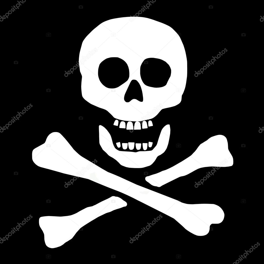 Skull and Bones Pirate Flag