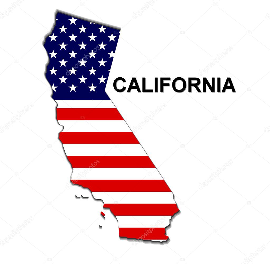 USA State Map California