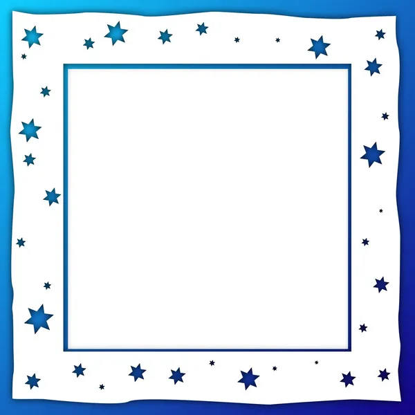 Абстрактная рамка со звездами — стоковое фото