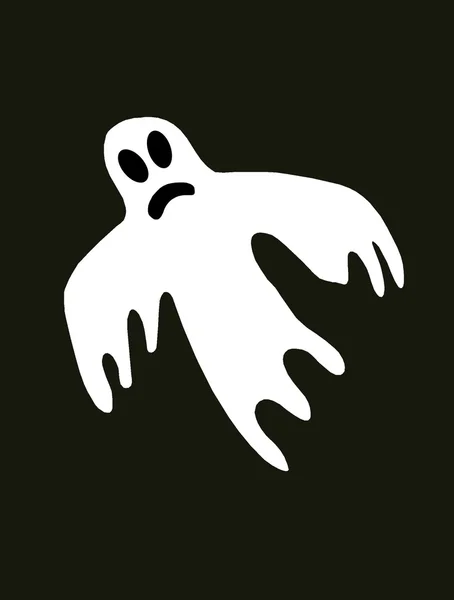 Fantôme d'Halloween isolé — Photo