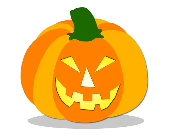 Isolated Halloween pumpkin — Stock Photo, Image
