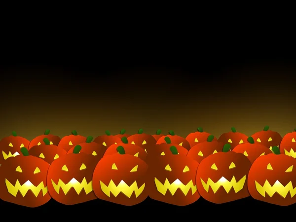 Halloween zucche sfondo — Foto Stock