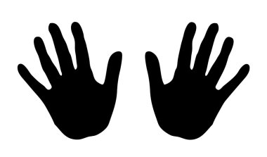 Handprints clipart