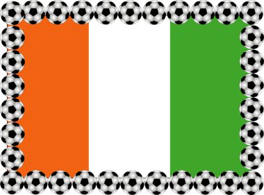 Soccer Ivory Coast clipart