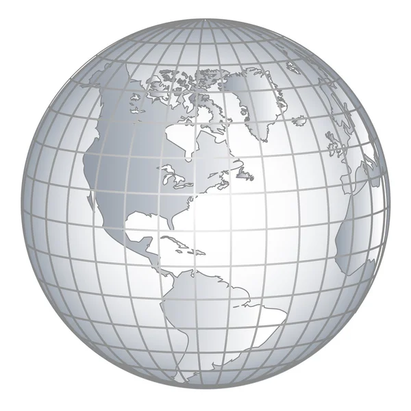 Globus Amerika — стоковий вектор