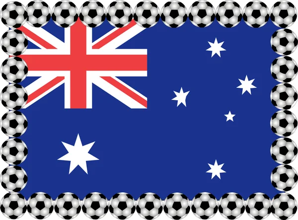 Piłka nożna australia — Wektor stockowy