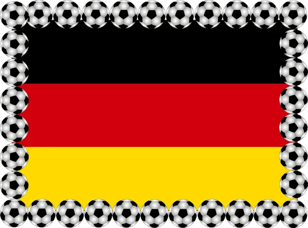 Football Allemagne — Image vectorielle