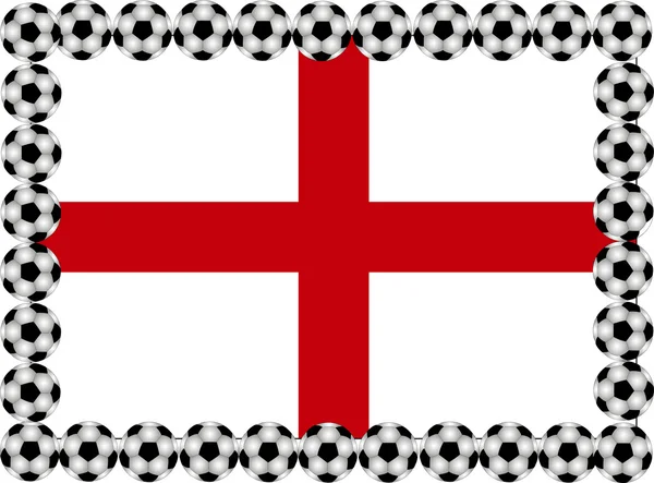 Futebol Inglaterra — Vetor de Stock