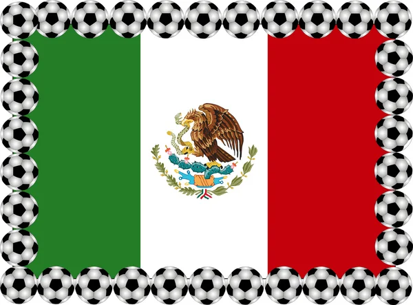 Calcio Messico — Vettoriale Stock