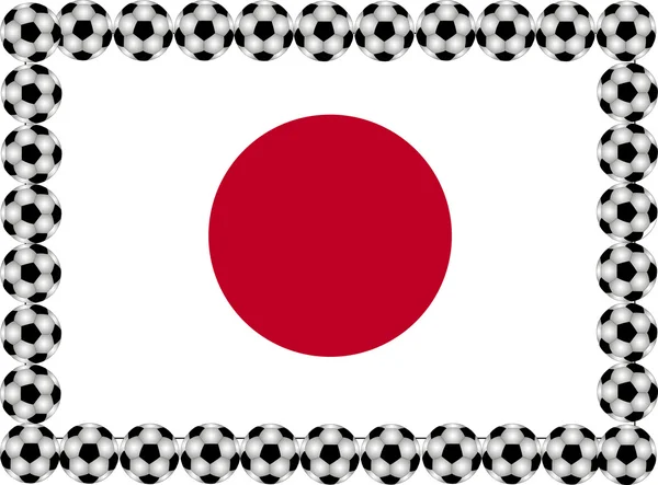 Fotboll Japan — Stock vektor