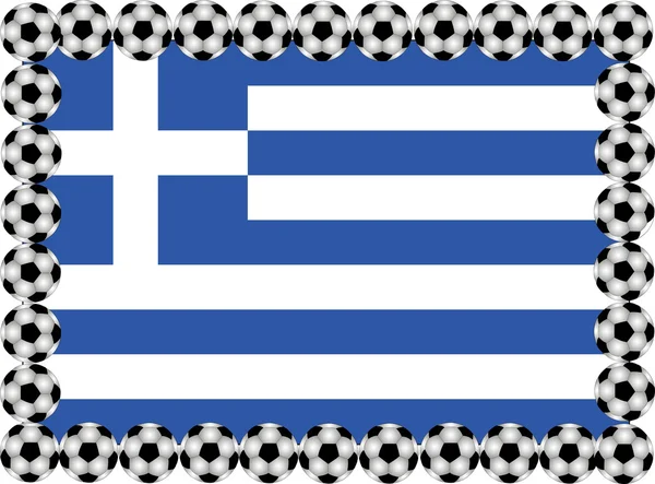 Calcio Grecia — Vettoriale Stock