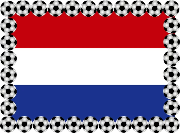 Fotboll Nederländerna — Stock vektor