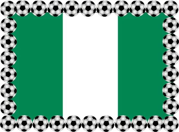 Soccer Nigeria — Stock Vector