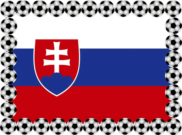 Voetbal Slowakije — Stockvector