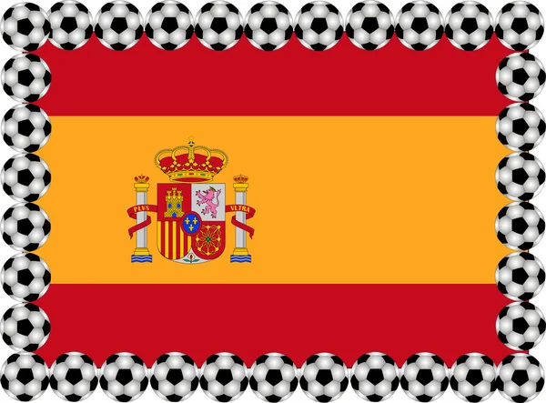 Fotboll Spanien — Stock vektor
