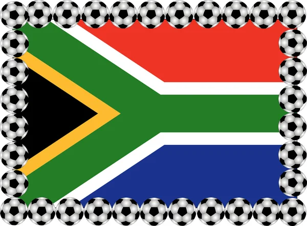 Calcio Sudafrica — Vettoriale Stock