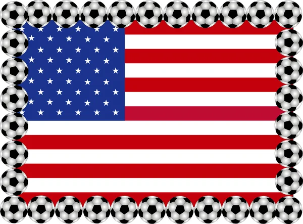ΗΠΑ ποδόσφαιρο — Διανυσματικό Αρχείο