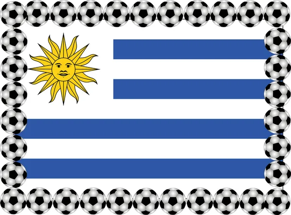 Soccer Uruguay — Stock Vector