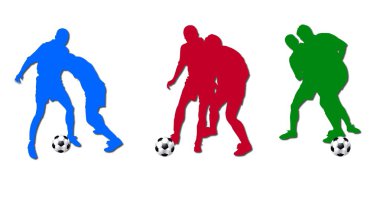 Soccer player clipart