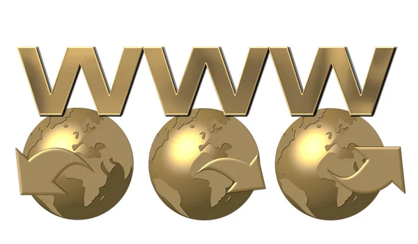 World Wide Web тематический фон — стоковое фото