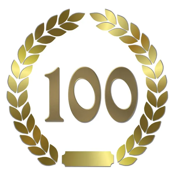 Lagerkrans 100 — Stockfoto