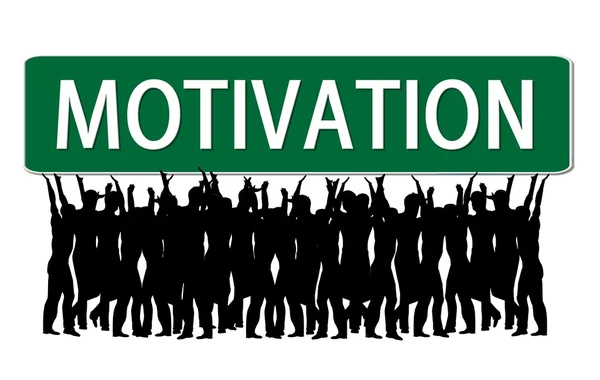 Eslogan de negocios Motivation Roadsign — Foto de Stock
