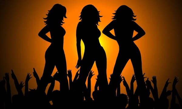 Sexy ladies Background — Stock Photo, Image