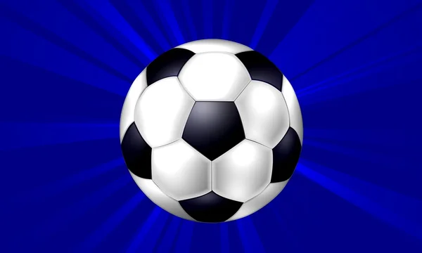 Fundal abstract cu mingea de fotbal — Fotografie, imagine de stoc