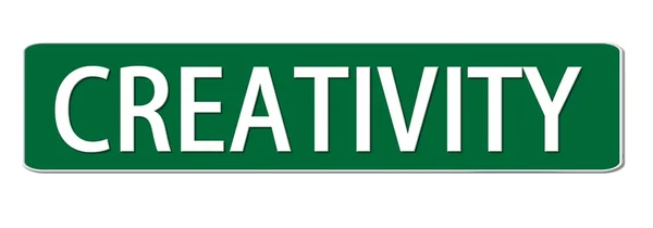 Signe de route Créativité — Photo
