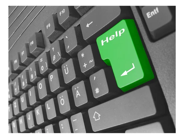 Ajuda especial do teclado do PC — Fotografia de Stock