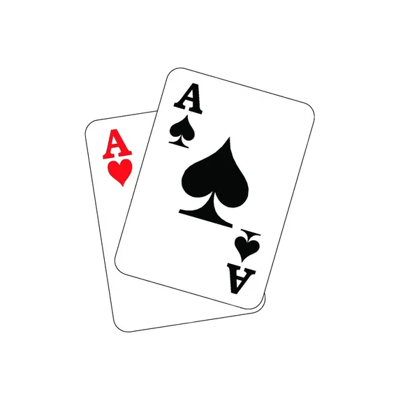 Jogando cartas de bolso Aces — Fotografia de Stock