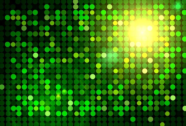 Green disco background — Stock Photo, Image