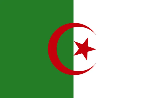 Bandeira nacional Argélia — Fotografia de Stock