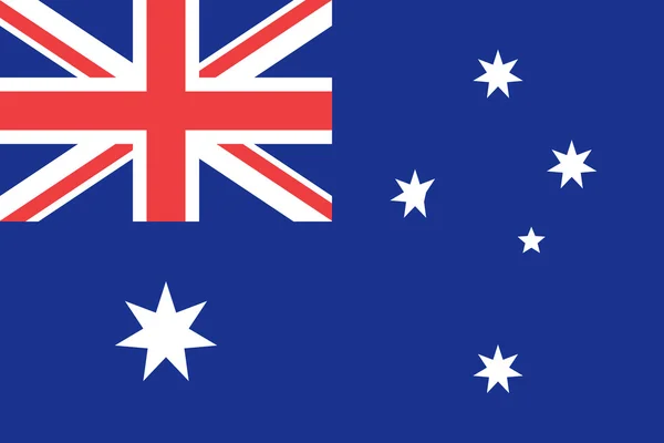 国立オーストラリアの旗 — ストック写真