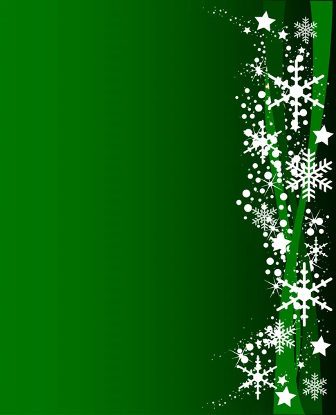 Green Christmas Background — Stock Photo, Image