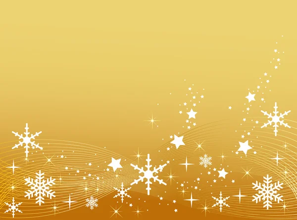 Golden Christmas Background — Stock Photo, Image
