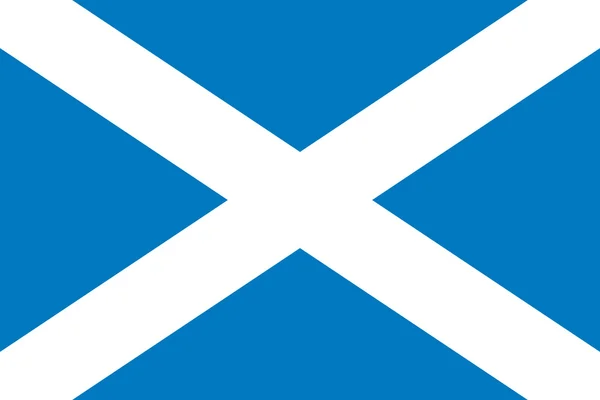 Государственный флаг Шотландии — стоковое фото