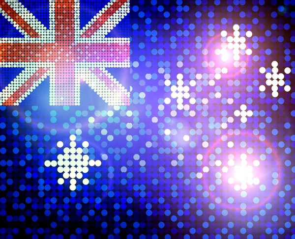 Pezsgő-Ausztrália zászlaja — Stock Fotó