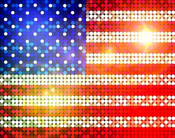 Amerikai csillogó zászlaja — Stock Fotó