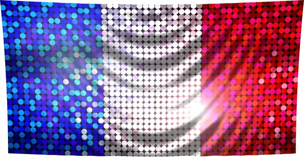 Bandera espumosa de Francia —  Fotos de Stock