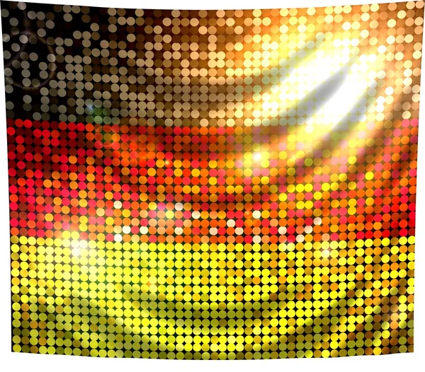 Sparkling flag of germany — Stock Photo, Image