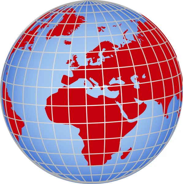 Глобус Европа Африка — стоковое фото
