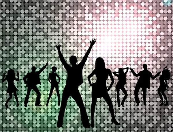 Disco - dancing young — Stock Photo, Image