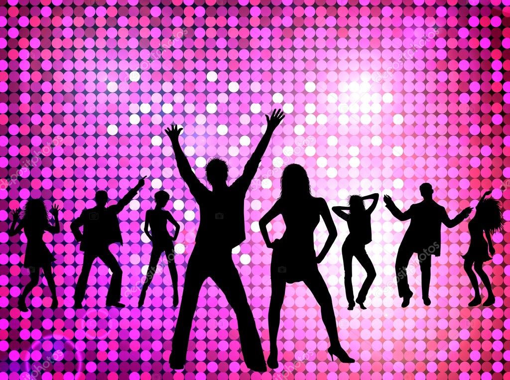 Disco - dancing young — Stock Photo © pdesign #2424005